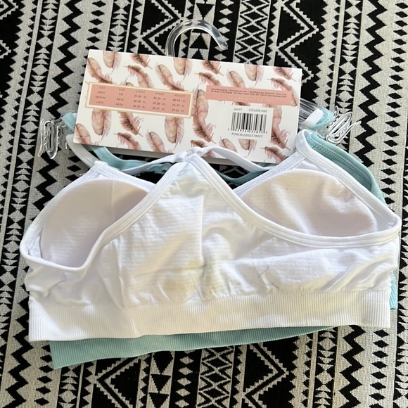 Jessica Simpson Small 7 / 8 seamless bralette with removable cups 2 pack - Picture 3 of 8